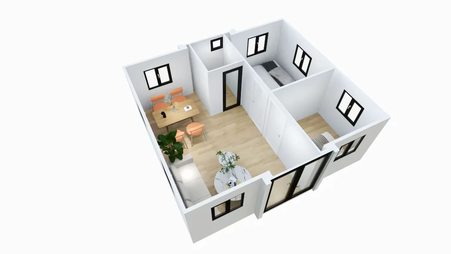 Interior layout render